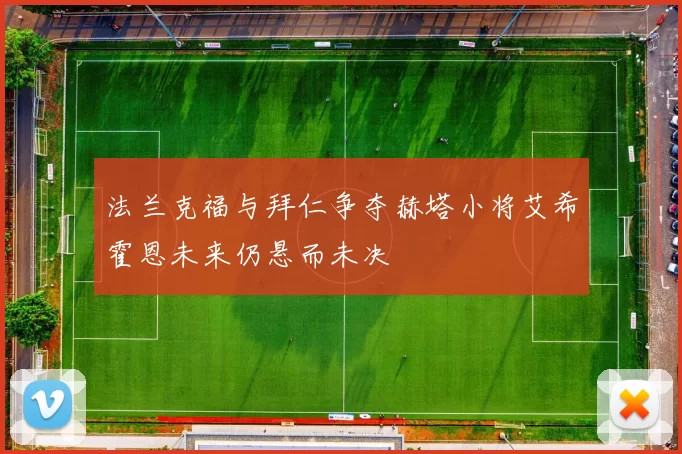 法兰克福与拜仁争夺赫塔小将艾希霍恩未来仍悬而未决
